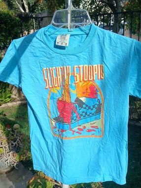 Slightly Stoopid Band Graphic Tee - Blue Comfort Colors